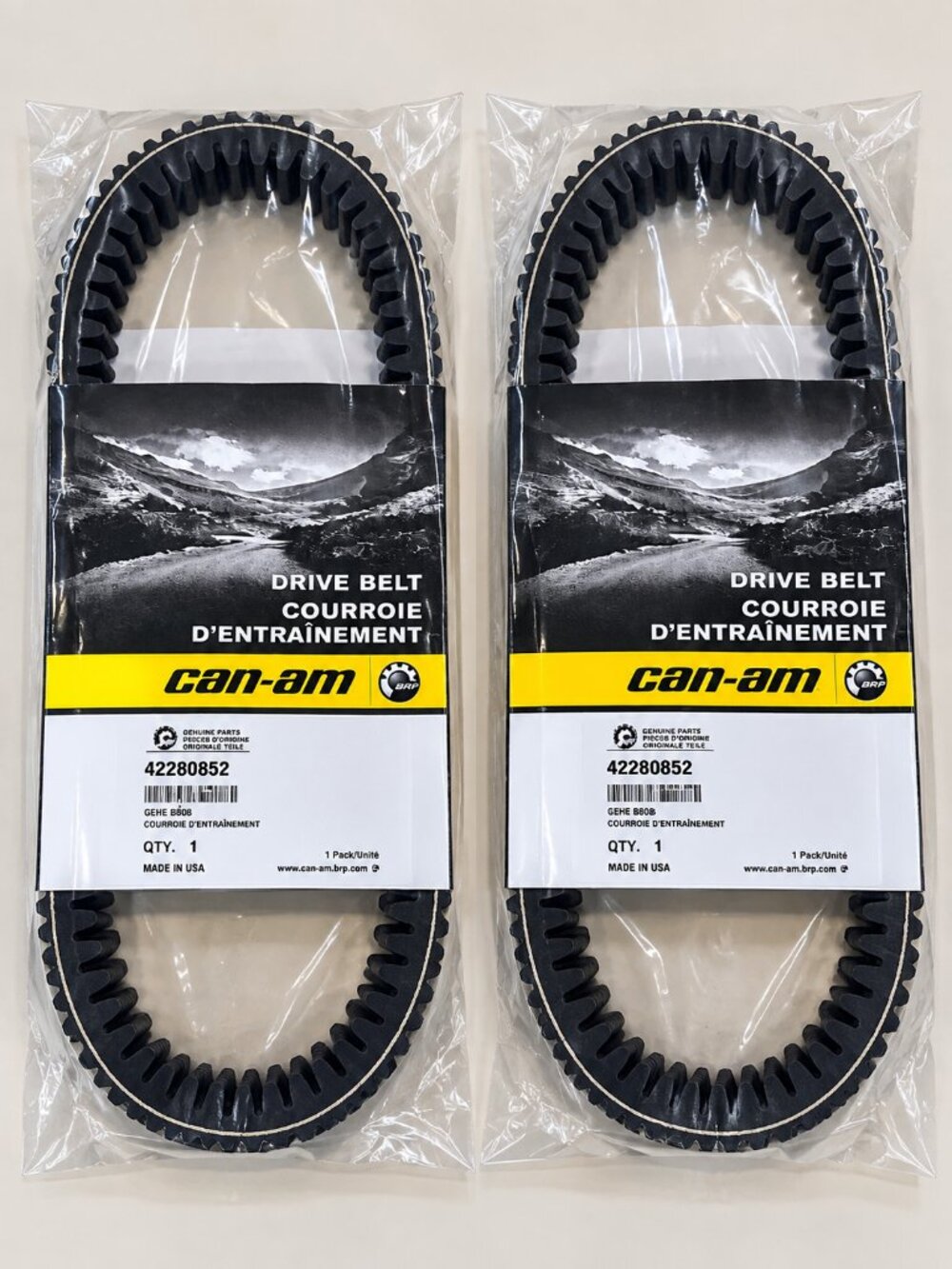 Can-Am 422280652 PBO Performance Drive Belt Maverick X3 OEM New – Pack of 2